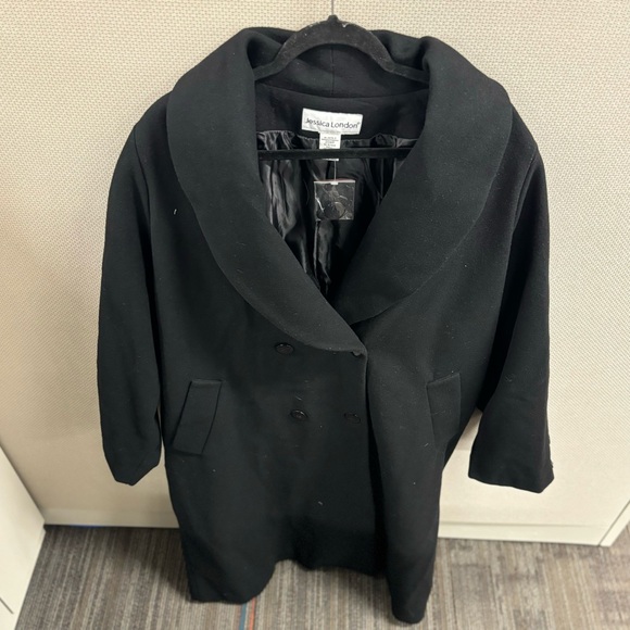 Jessica London Winter Wool Coat Women’s Size 20WP Petite NEW - Picture 1 of 3